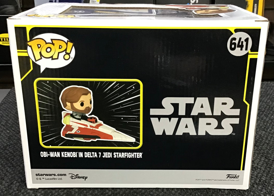 Pop Star Wars Figurine Ref#889698736947
Obi-Wan Kenobi in Delta 7 Jedi Starfighter 641