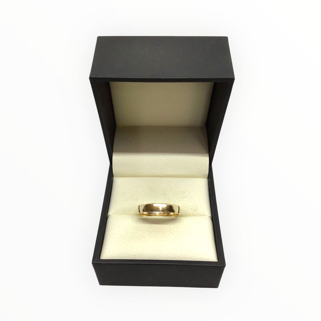 Unisex 9ct Gold Plain Ring ( Size S 1/2) Ref#511692