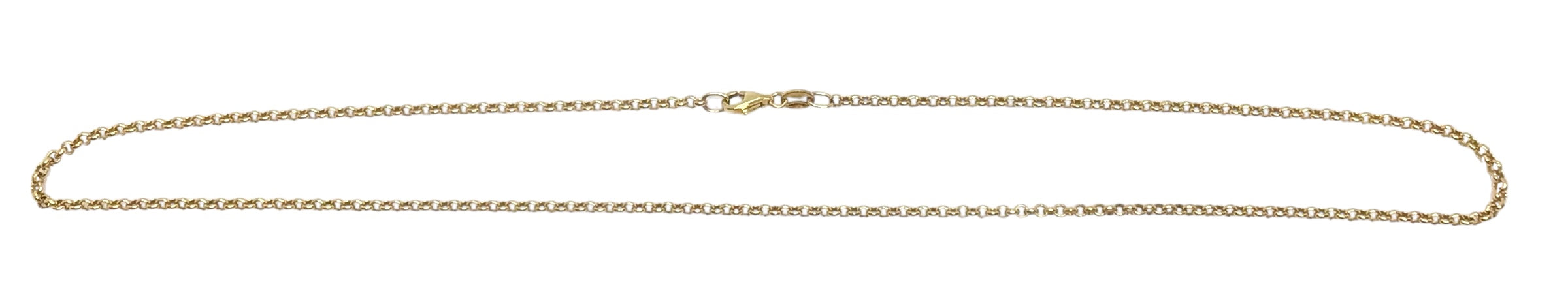 Ladies 9ct Yellow Gold Necklace (Length 46cm) Ref#505966