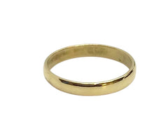 Ladies 18ct Yellow Gold Wedding Ring (Size M) Ref#506874