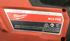 MILWAUKEE SKIN ONLY HACKZALL SAW Ref#508795