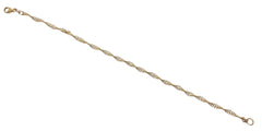 Ladies 9ct Yellow Gold Bracelet (Length 20cm) Ref#505965