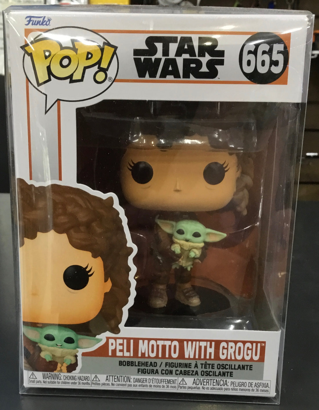 STAR WARS POP VINYL PELI MOTTO WITH GROGU 665 Ref#504347