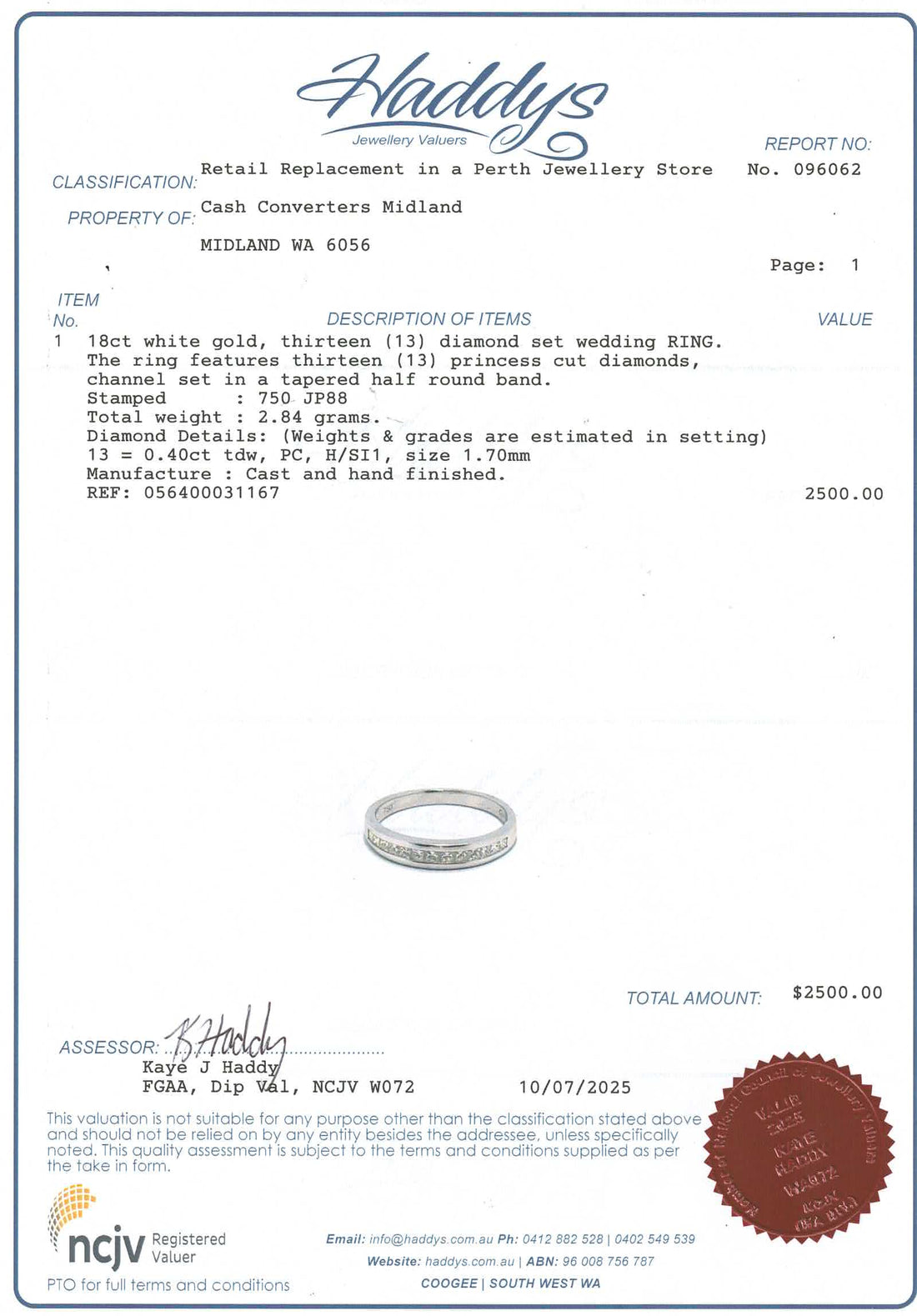 Unisex 18ct White Gold Diamond Engagement and Wedding Ring Set (Size M 1/2) - 31167