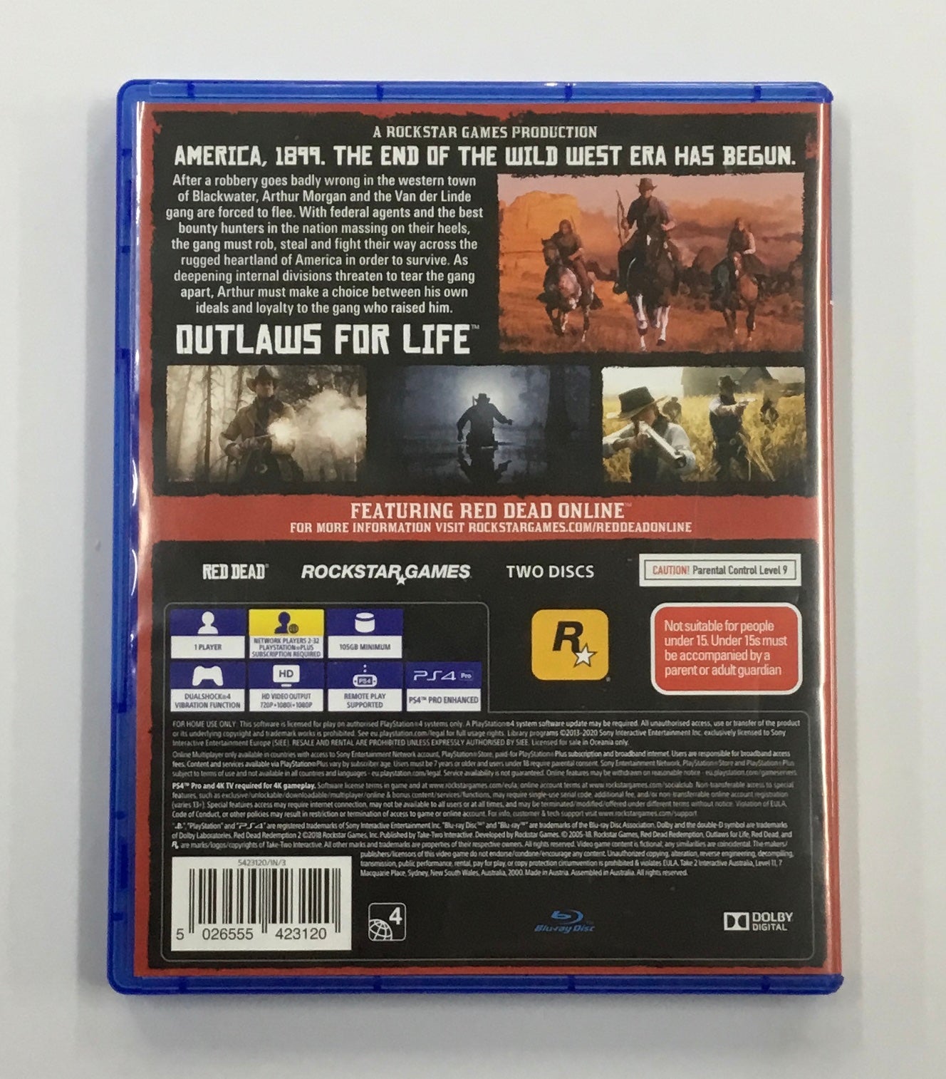 RED DEAD REDEMPTION 2 PS4 GAME
