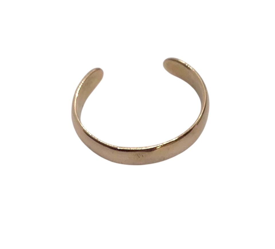 Ladies 9ct Yellow Gold Toe Ring (Size H) Ref#506878