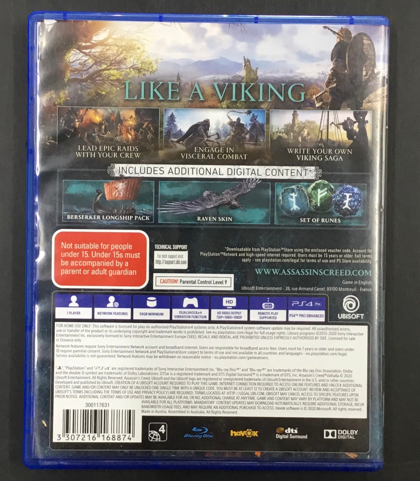 PS4 GAME ASSASSINS CREED VALHALLA Ref#512761