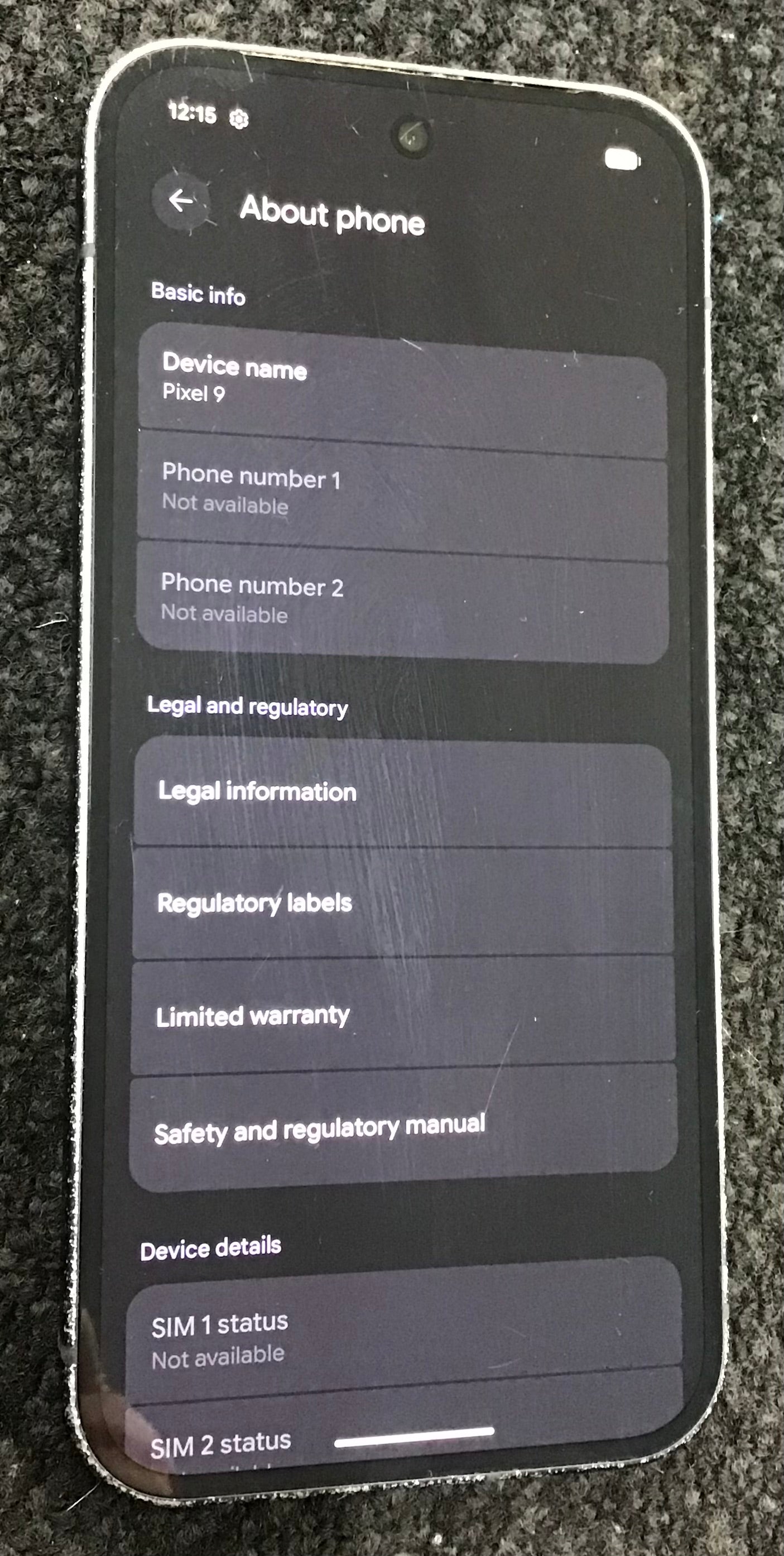 Google Pixel 9 Smartphone ( Please Read Description ) Ref#512386