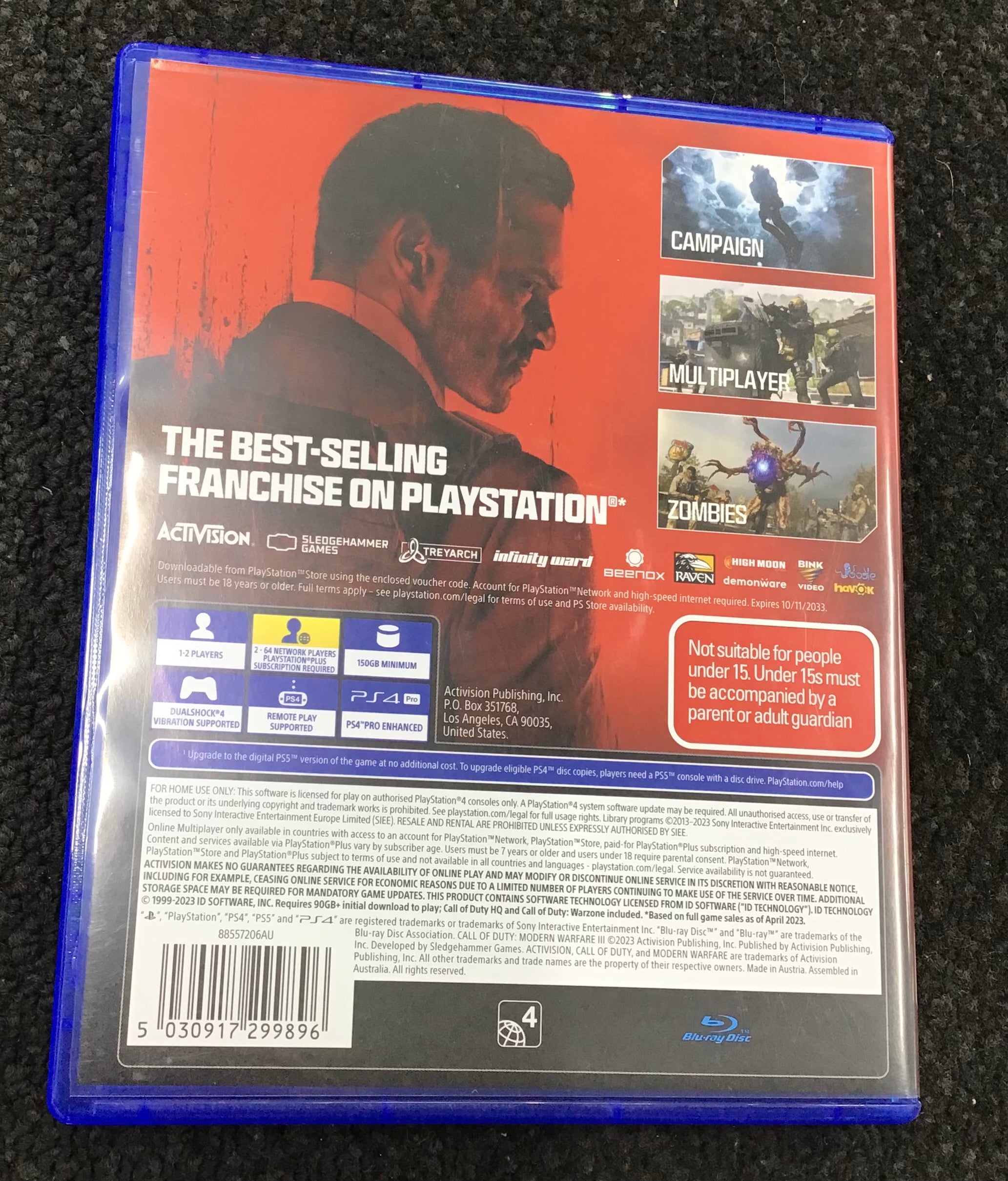 Sony PS4 Game Call of Duty Modern Warfare III Ref#512272