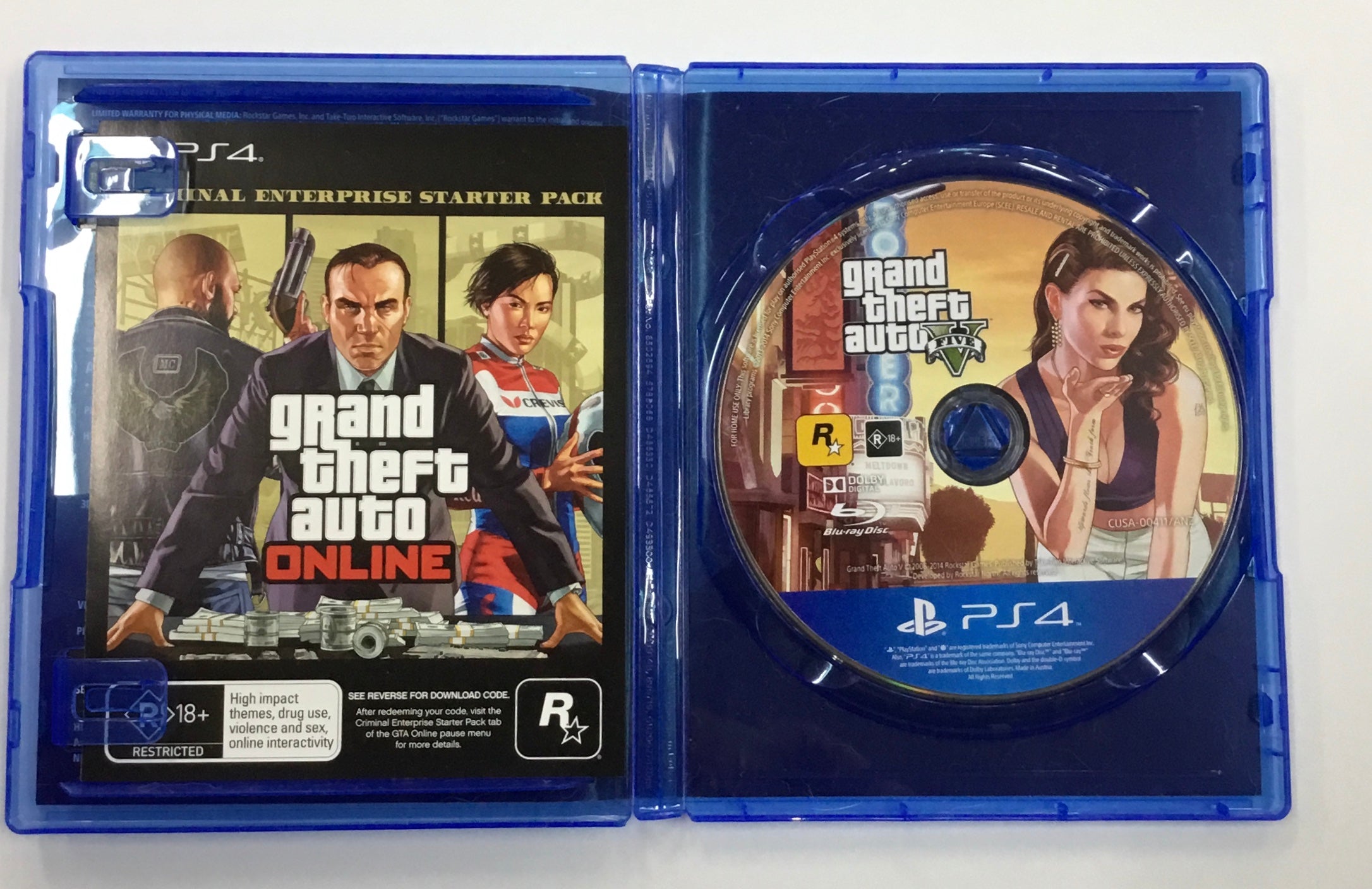 PS4 GAME GRAND THEFT AUTO V Ref#507089