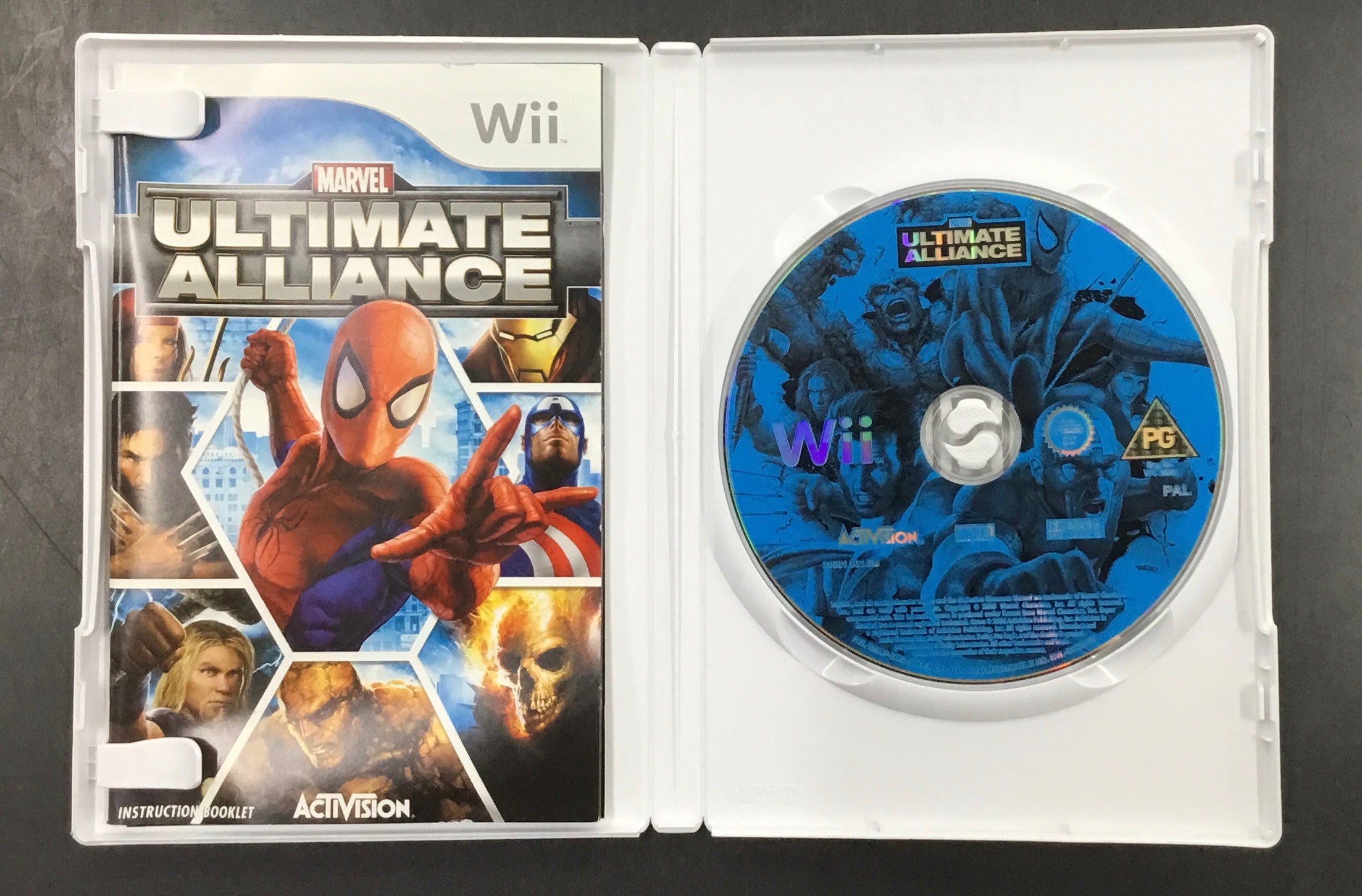 NINTENDO WII GAME MARVEL ULTIMATE ALLIANCE Ref#512751