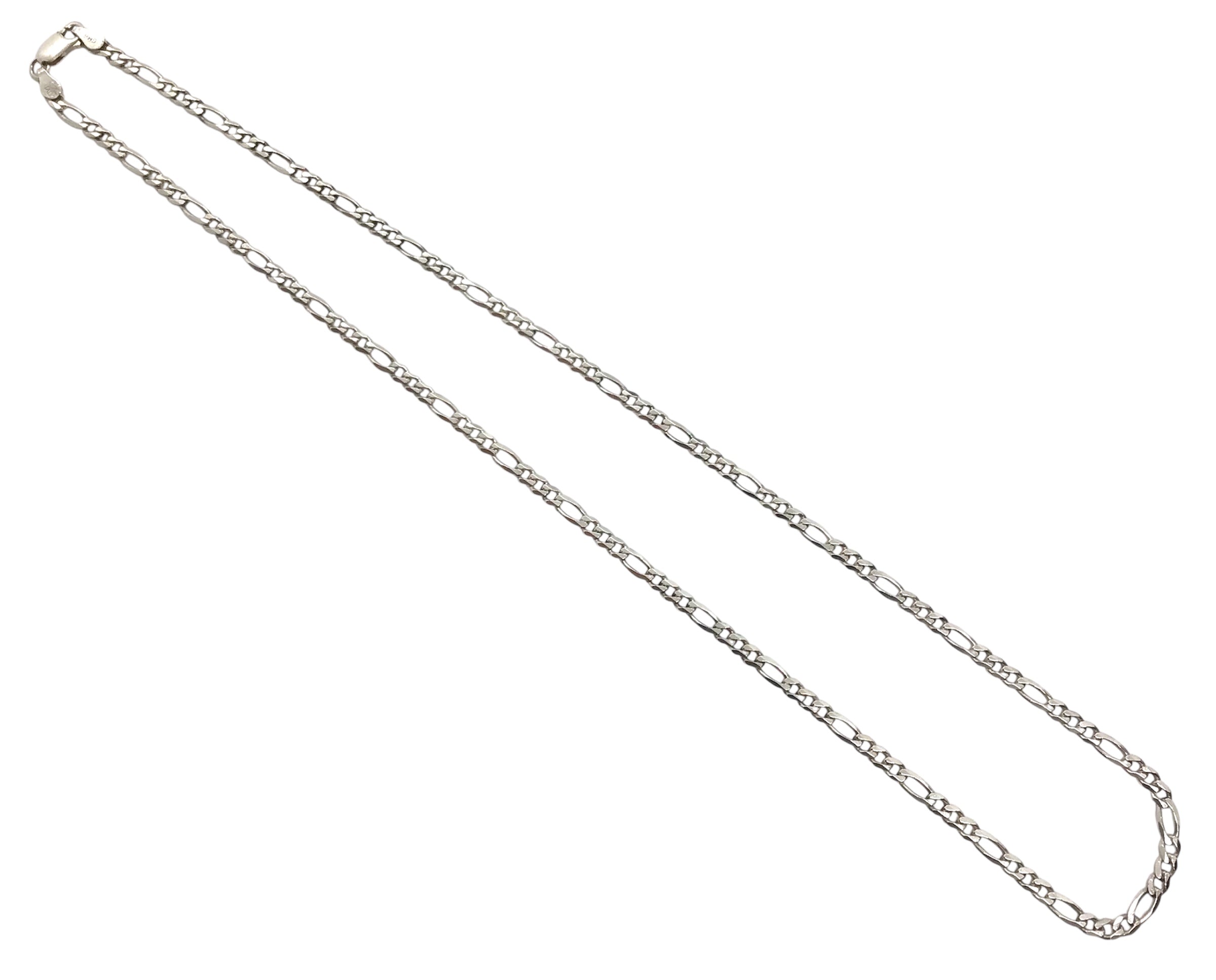 Unisex 925 Silver Necklace (Length 54cm) Ref#505609