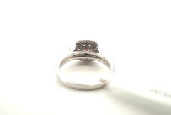 Ladies 14K White Gold Diamond Ring (Size: O 1/2) - 20600