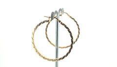 9ct Yellow Gold Hoop Earrings - 502703