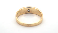 9ct Yellow Gold Solitaire Diamond Ring (Size T 1/2) - 506891