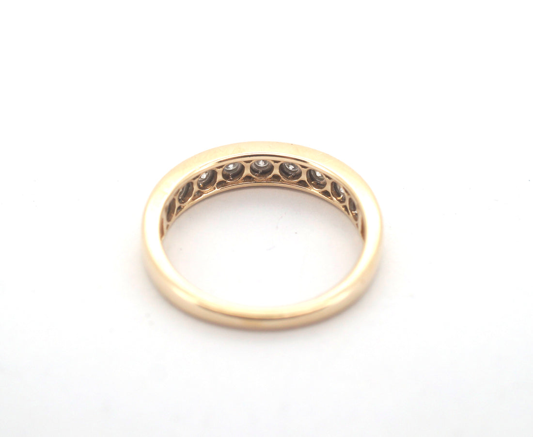 Ladies 10CT Michael Hill Diamond Ring (Size: N1/2) - 502900