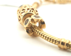 Pandora 14K Solid Yellow Gold Bracelet (Charms sold seperately)  AD 257721
