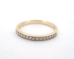 Ladies 9CT Yellow Gold Diamond Ring (P1/2, 1.79g) - 506985