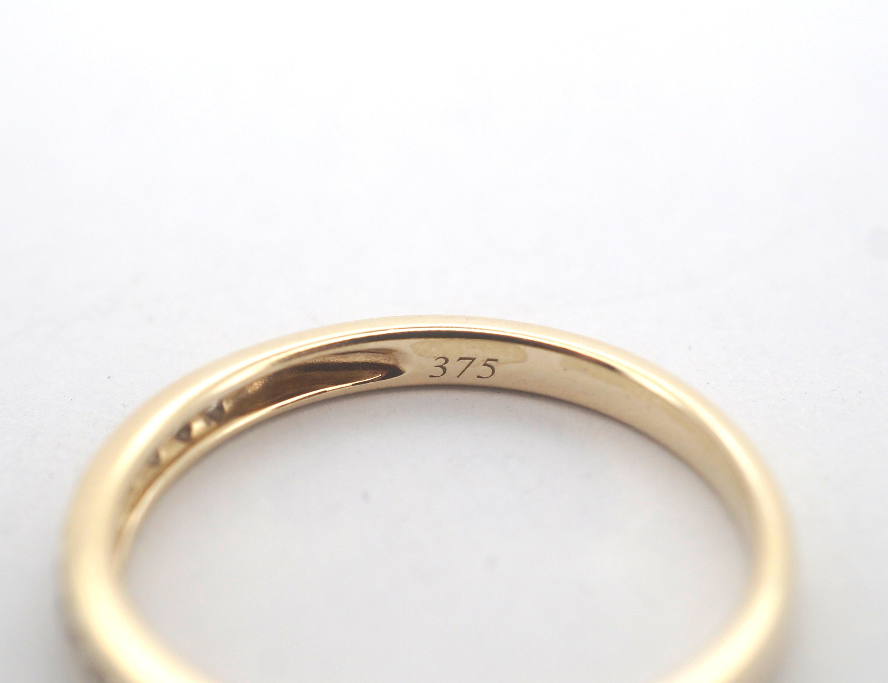 Ladies 9CT Yellow Gold Diamond Ring (P1/2, 1.79g) - 506985