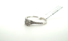 Ladies 9K Diamond Ring (Size R, 2.56g) - 259571