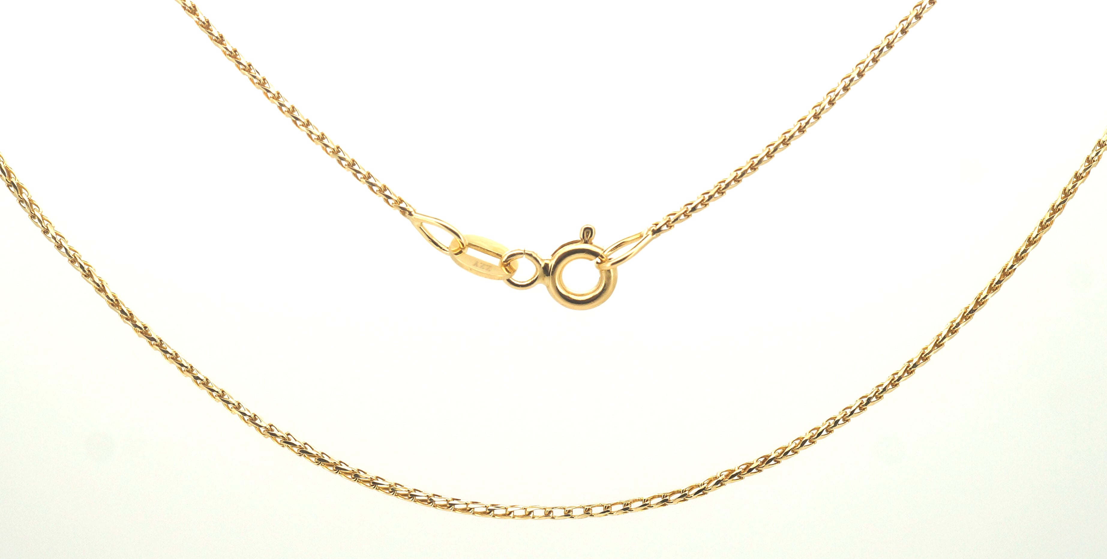 Unisex 18ct Yellow Gold Necklace (43cm) - 503010