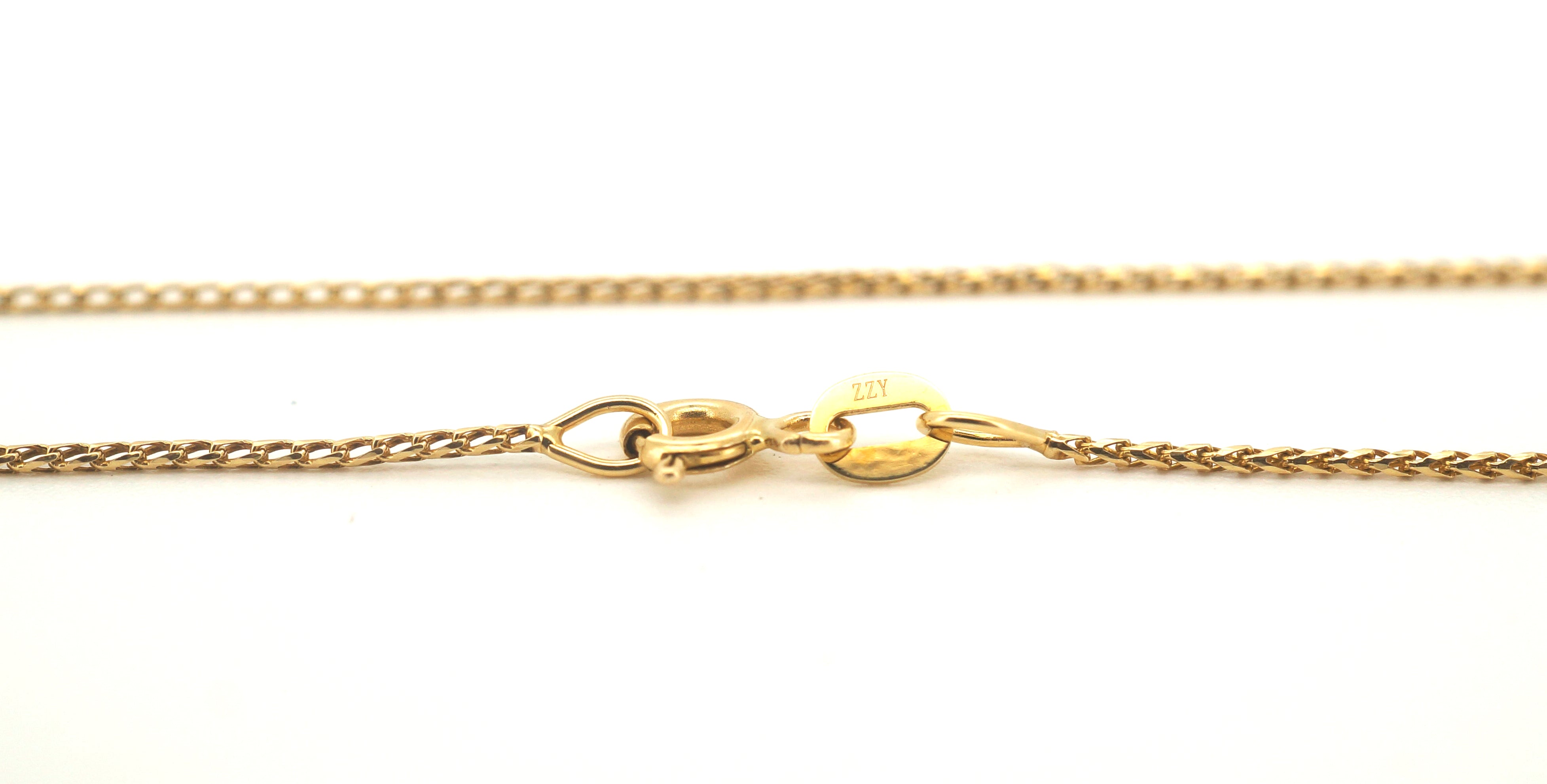 Unisex 18ct Yellow Gold Necklace (43cm) - 503010