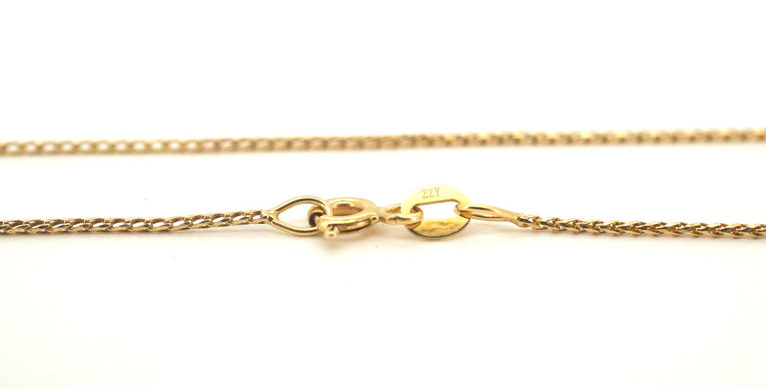 Unisex 18ct Yellow Gold Necklace (43cm) - 503010