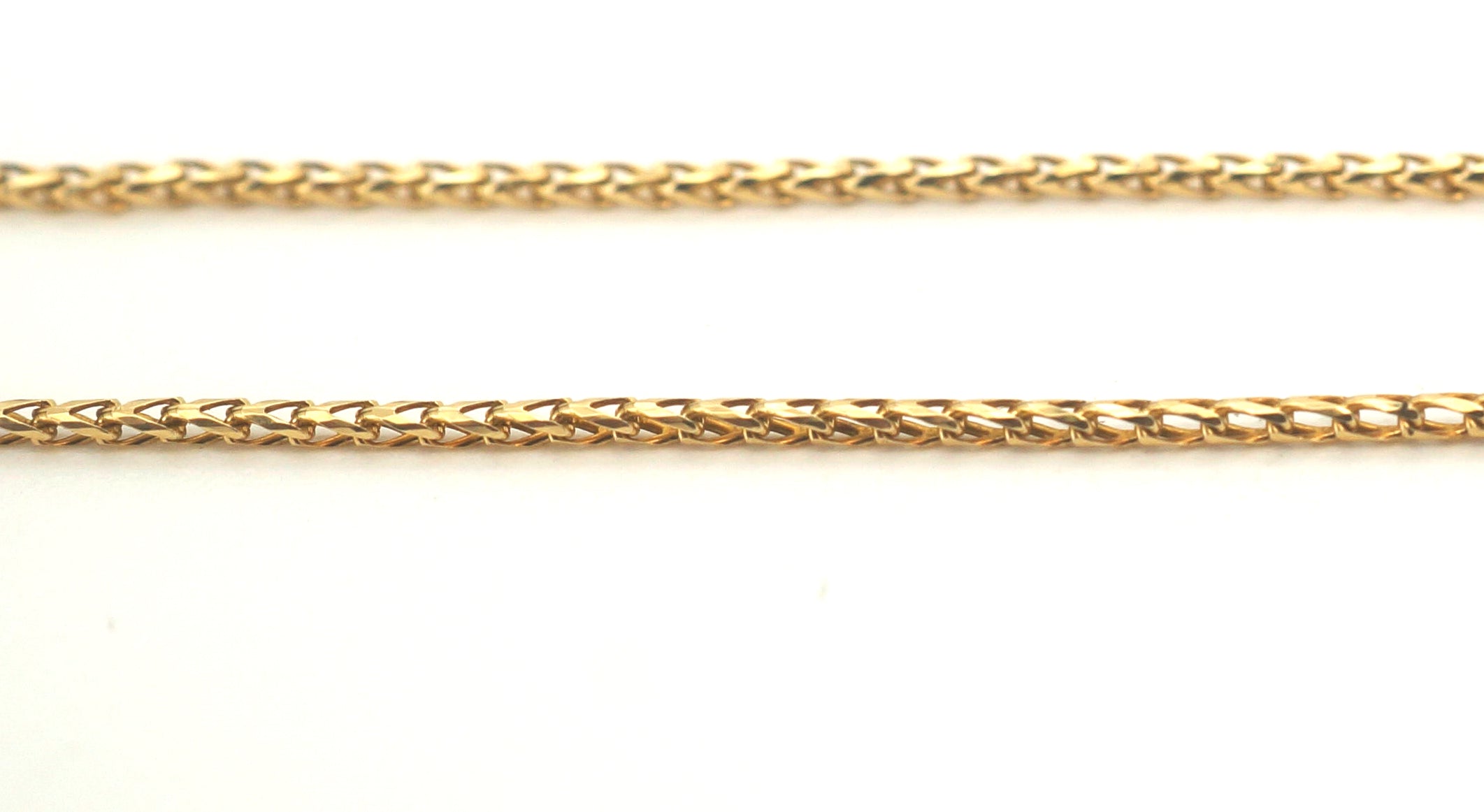 Unisex 18ct Yellow Gold Necklace (43cm) - 503010