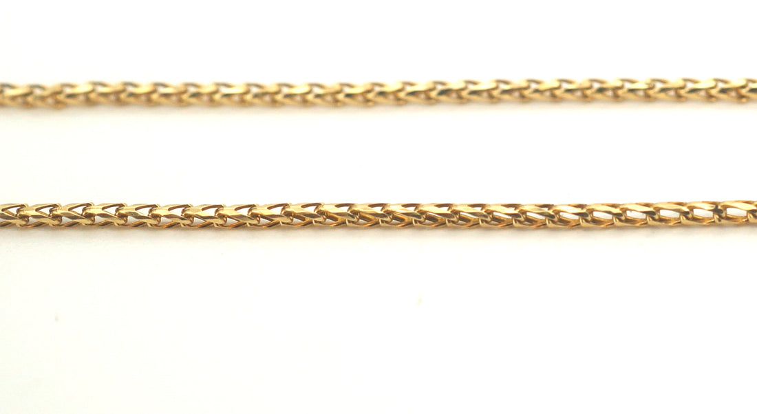 Unisex 18ct Yellow Gold Necklace (43cm) - 503010