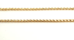 Unisex 18ct Yellow Gold Necklace (43cm) - 503010