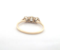Ladies Solid 9CT Yellow Gold Ring W/Cubic Zirconia (Size M) - 507477