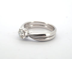 Ladies 18CT White Gold Rosendorf Engagement Trilogy Set - 503992