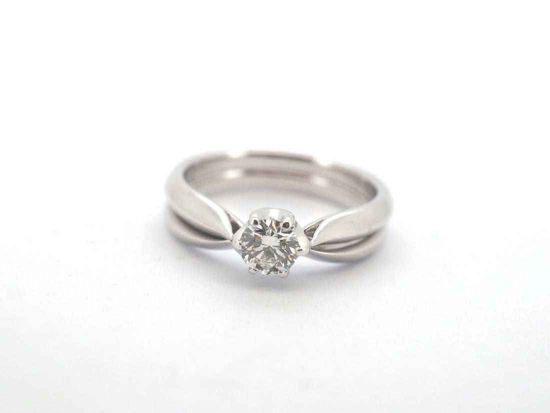 Ladies 18CT White Gold Rosendorf Engagement Trilogy Set - 503992