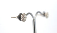 14ct White Gold Diamond Stud Earrings - 507848