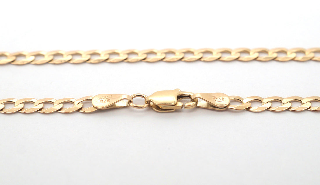 9ct Rose Gold Necklace with 9ct Heart Pendant (47cm) - 506212