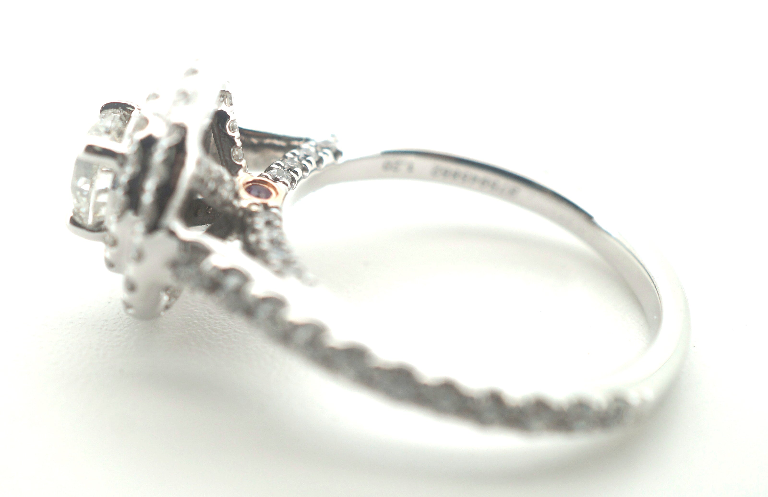 Ladies Stunning Michael Hill 14CT White Gold Diamond Engagement Ring (Size: I 1/2) - 500783