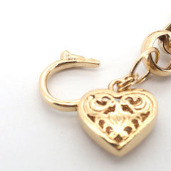 Ladies 9ct Yellow Gold Belcher Link Chain Bracelet (19cm) - 510003