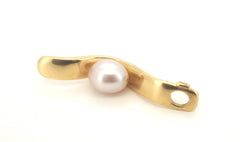 18ct Yellow Gold & Pearl Pendant - 502044