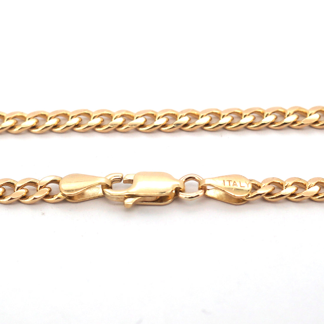 9ct Yellow Gold Lion Themed Pendant & 9ct Curb Link Necklace (56cm) - 510470