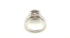 18ct White Gold Diamond Engagement Ring (Size I 1/2) - 500566