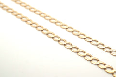 Yellow Gold 9CT Curb Link Necklace (70cm, 11.5g) - 503717