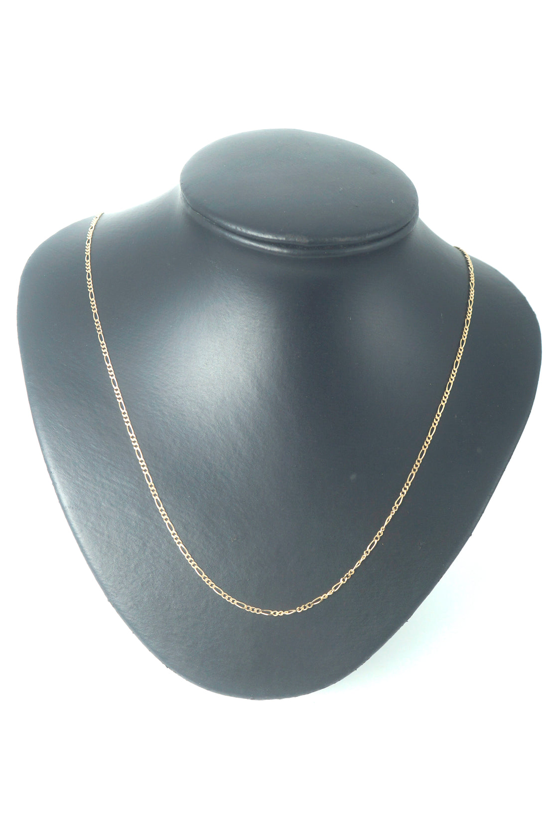 9CT Solid Yellow Gold Figaro Link Necklace (60cm,3.6g) - 500360
