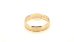 Mens 9ct Yellow Gold Plain Band Ring (Size U) - 505057