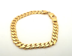 Michael Hill Solid 10CT Yellow Gold Curb Link Bracelet ( 29.4g. 21cm) - 501020