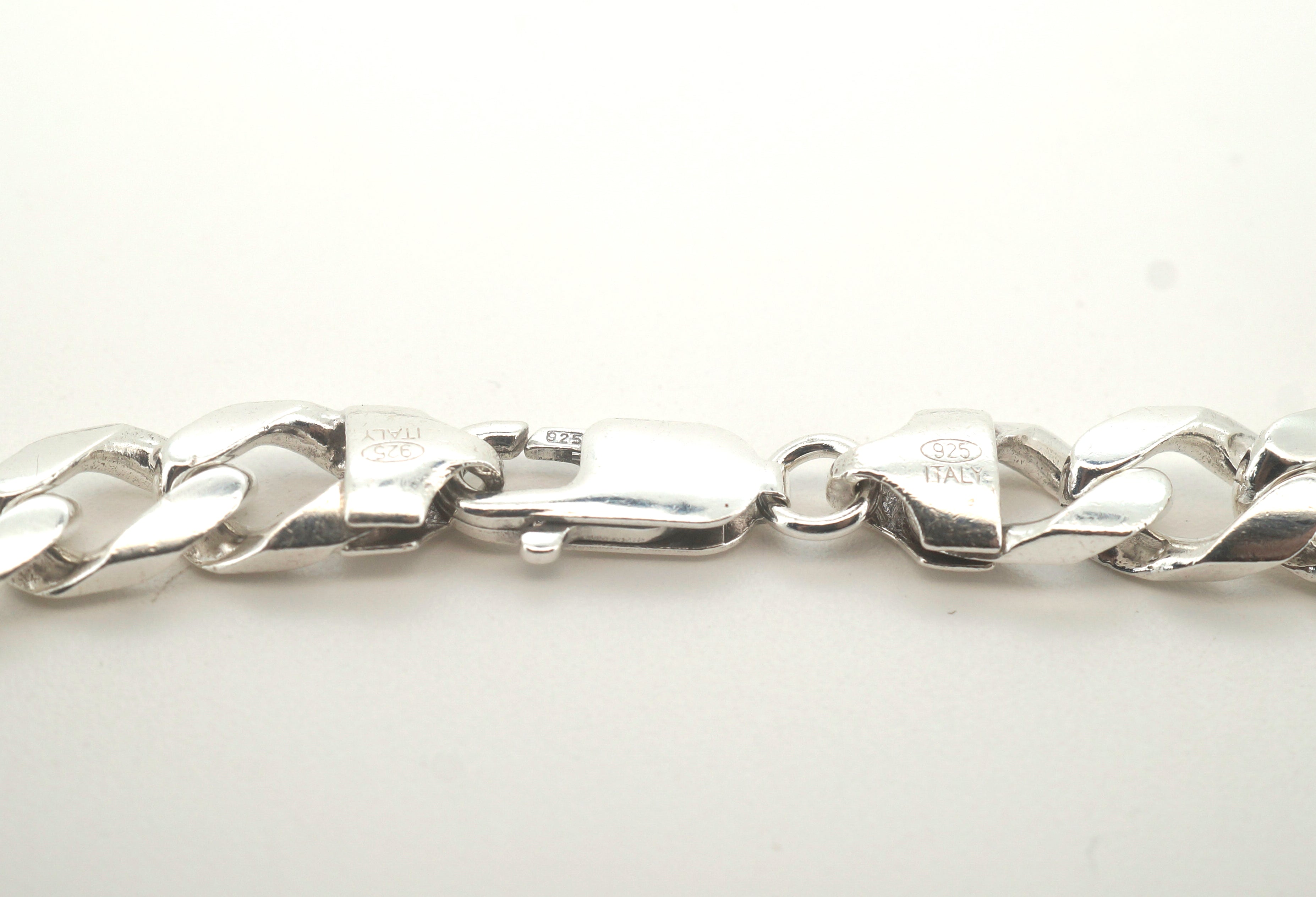 925 Stirling Silver Curb Link Necklace (55cm, 71.21g) - 504922