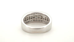 Mens 18ct White Gold 41 Diamond Dress Ring (Size J) - 501211