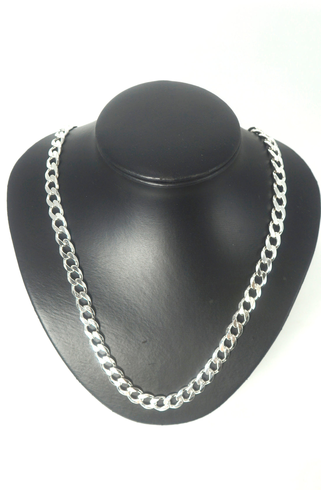Men's Solid Silver 925 Curb Link Necklace (60cm, 76.6g) - 504799