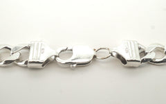 Men's Solid Silver 925 Curb Link Necklace (60cm, 76.6g) - 504799