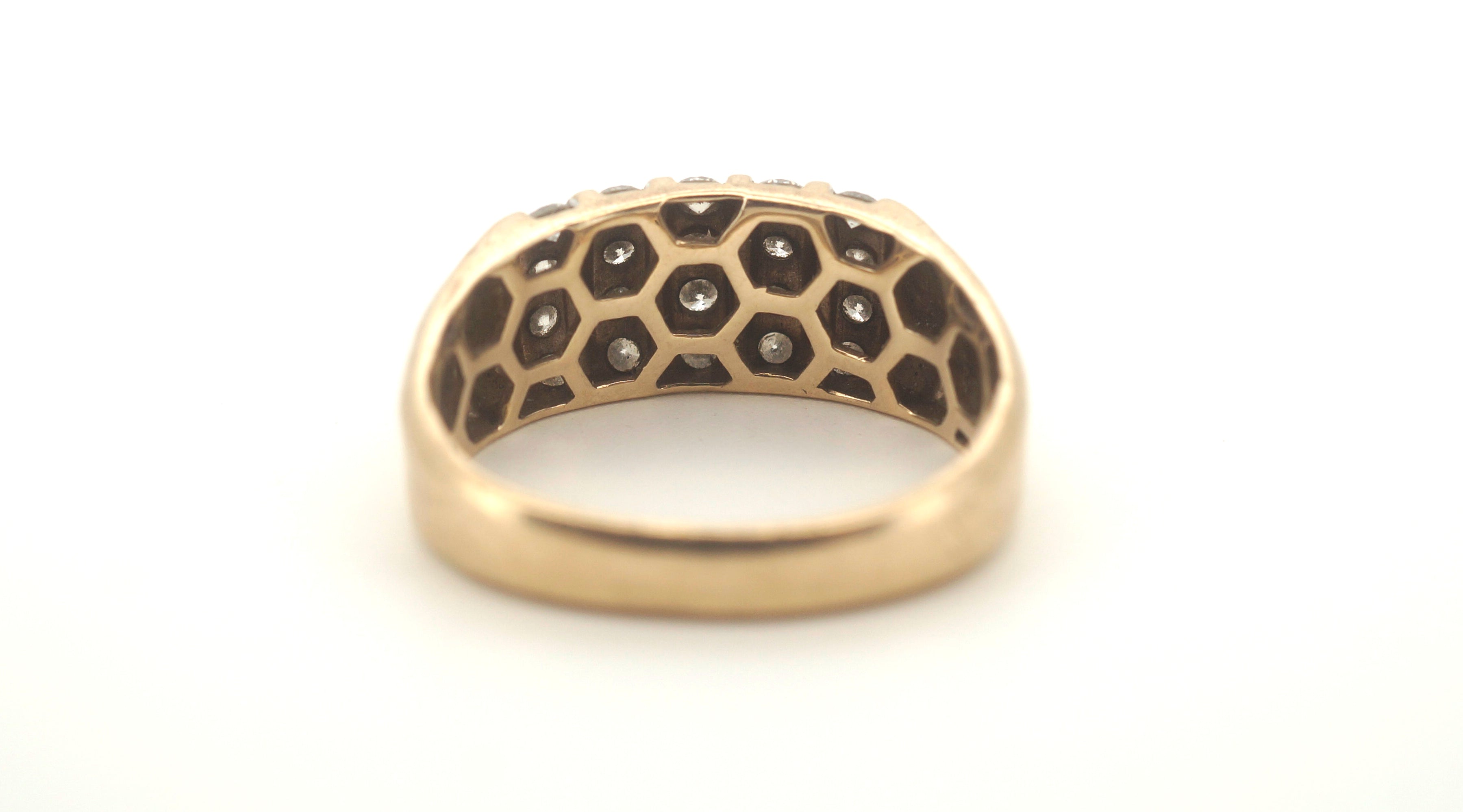 Men's 9ct Yellow Gold 20 Diamond Ring (Size U) - 503302