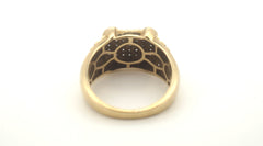 Men's 9ct Yellow Gold 71 Diamond Ring (Size W 1/2) - 503303